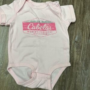 Cabela's Soft Pink baby girl Bodysuit